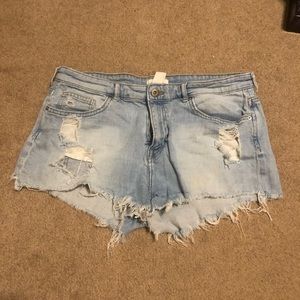 h&m jean shorts